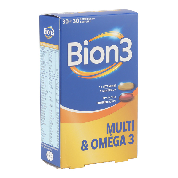 Bion 3 Multi Et Omega 3 Comprimes Capsules Vitamines EPA Et DHA bion-3-multi-et-omega-3-comprimes-capsules-vitamines-epa-et-dha