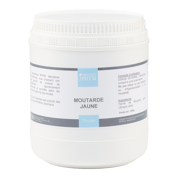 Iphym farine de moutarde jaune