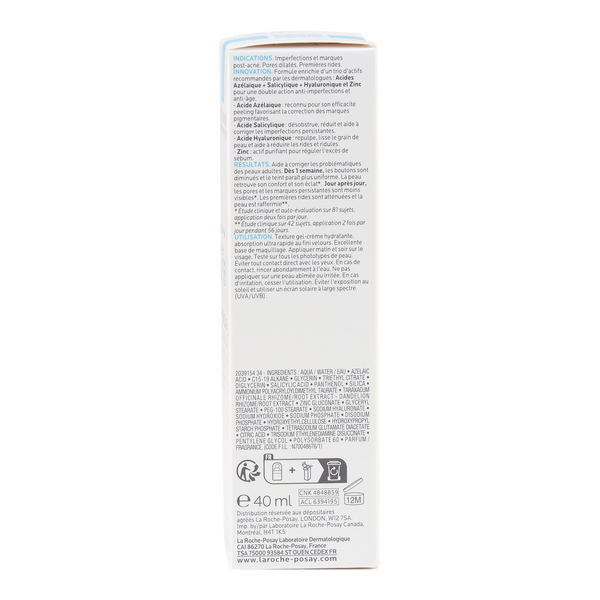 La Roche Posay Effaclar AZ Gel Crème
