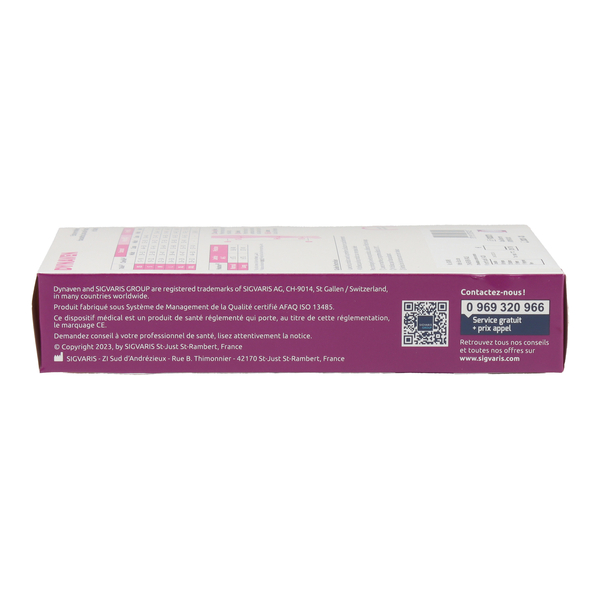Sigvaris Dynaven Bas de contention Femme Semi-opaque Classe 3