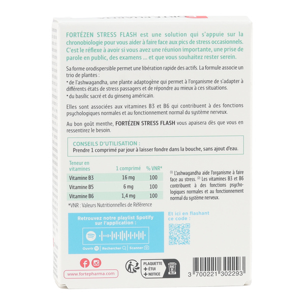 Forté Pharma Forté Zen Stress Flash comprimés orodispersibles
