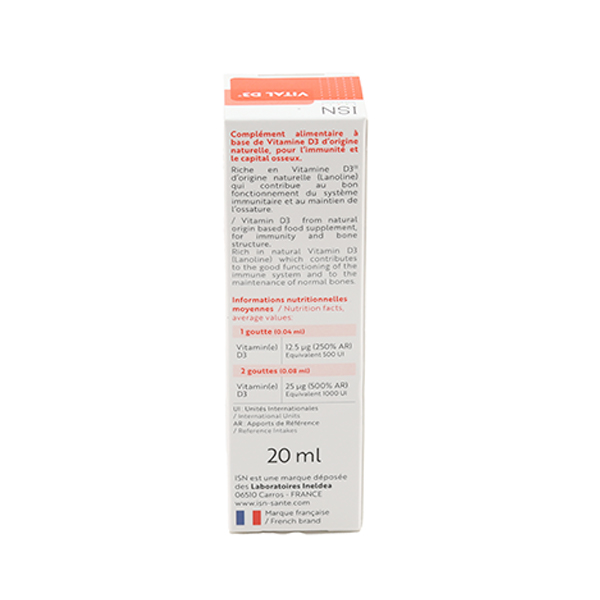 Vital D3 gouttes buvables