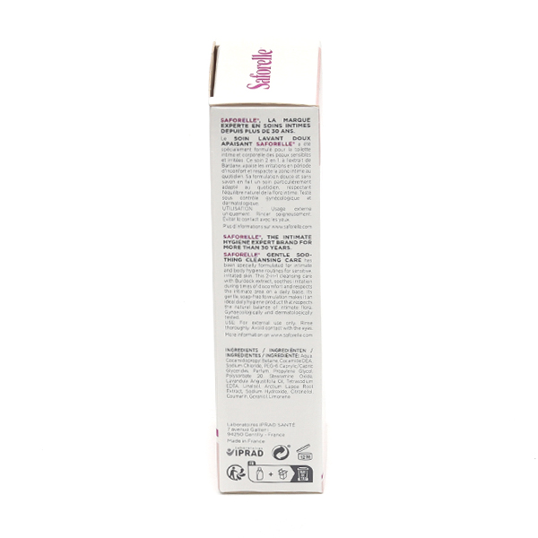 Saforelle soin lavant doux apaisant