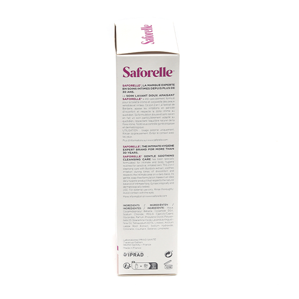 Saforelle soin lavant doux apaisant