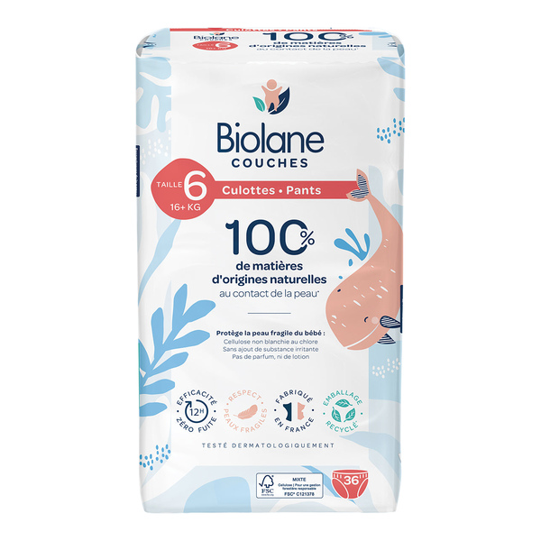 Biolane couches culottes bébé