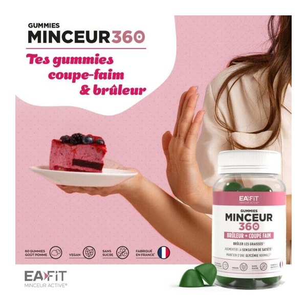 Eafit Minceur 360 Brûleur + Coupe faim gummies