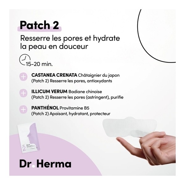 Dr Herma Patch anti points noirs pour le nez