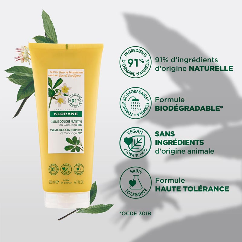 Klorane Crème de douche nutritive