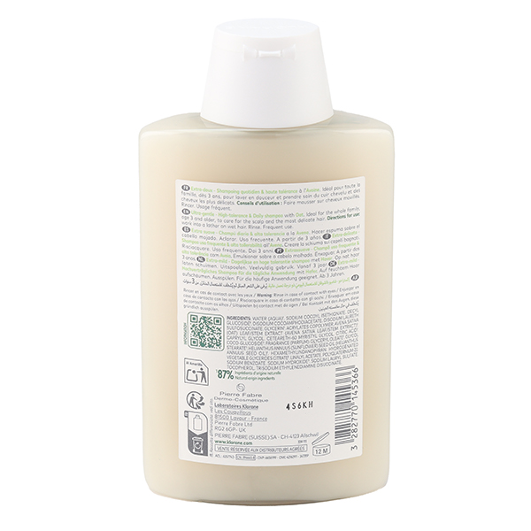Klorane shampoing extra-doux à l'avoine