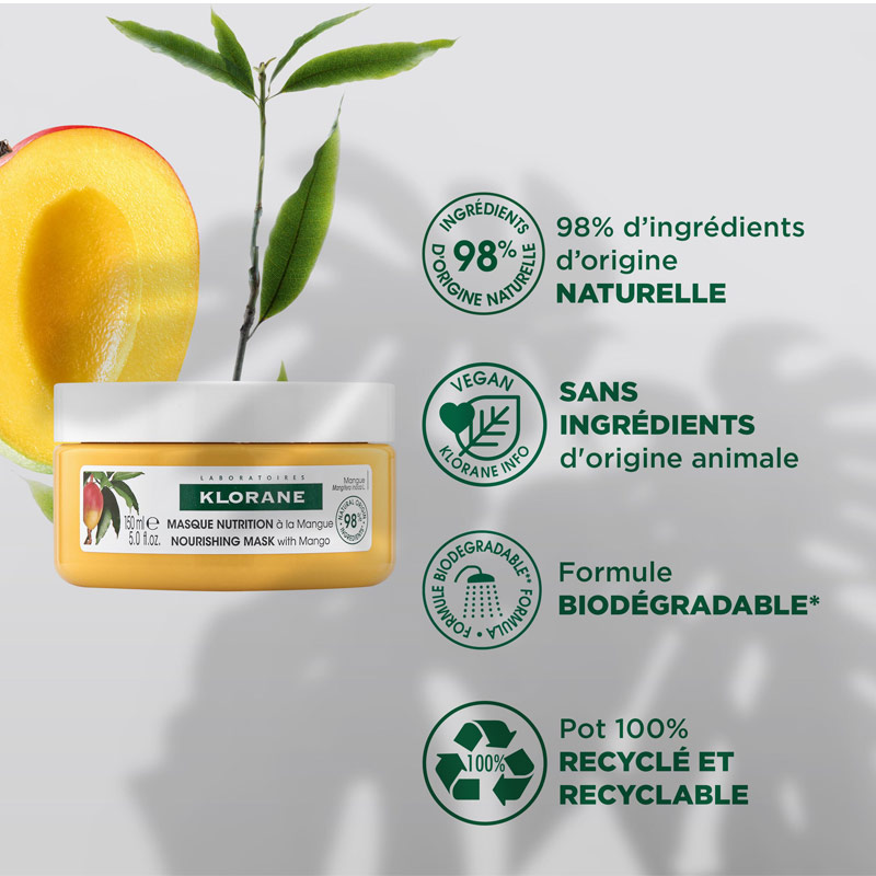 Klorane masque beurre de mangue