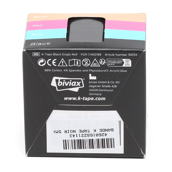 K-Tape bande élastique 50 mm x 5 m