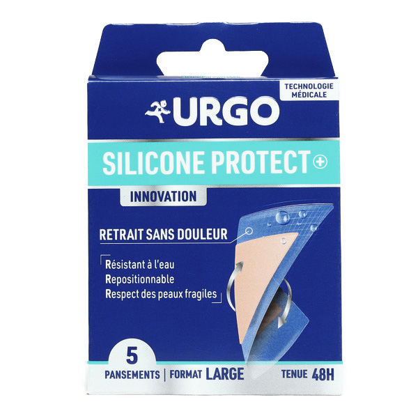 Urgo Pansement Silicone Protect+ prédécoupé