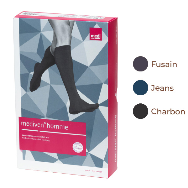 Chaussettes de contention Homme classe 2 Mediven Active Medi