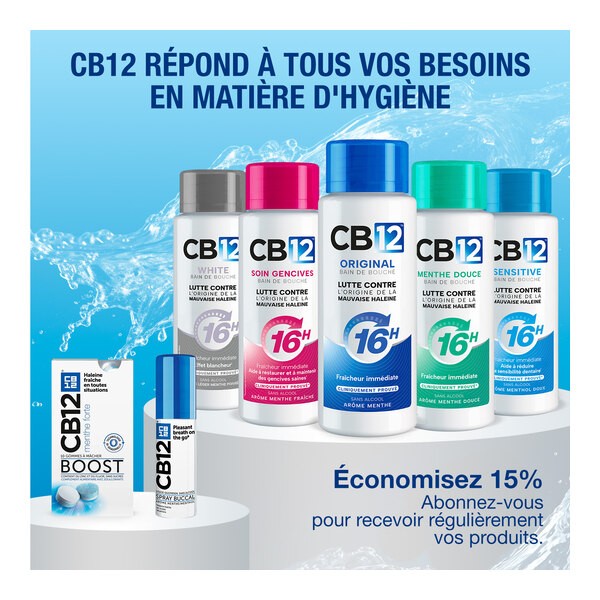 CB12 Boost gommes à mâcher Eucalyptus White