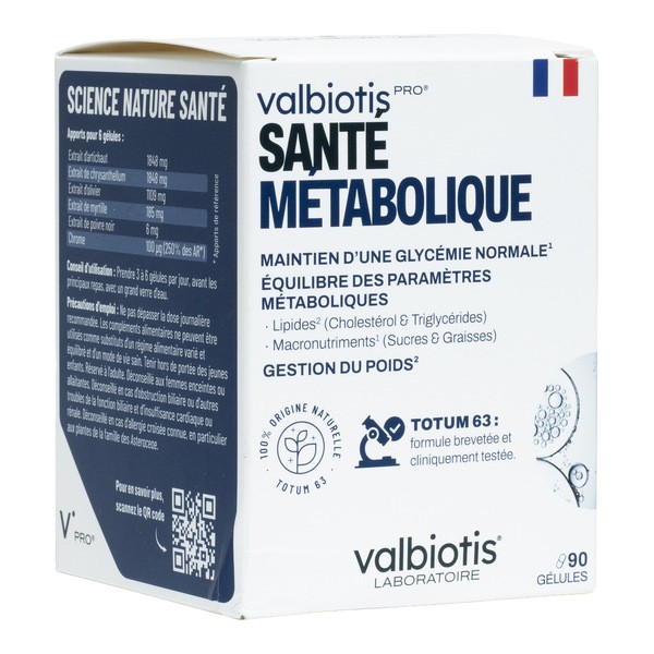 Valbiotis Pro Santé métabolique gélules