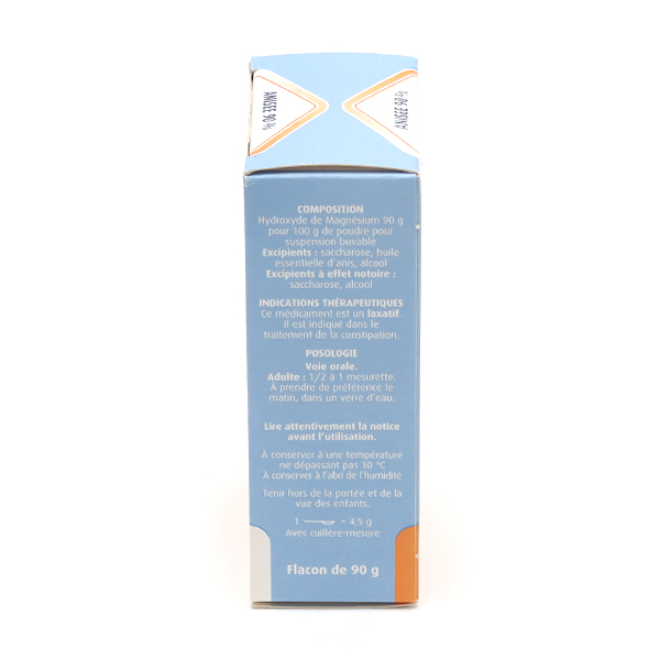 Magnesie San Pellegrino anisée 90 % poudre orale