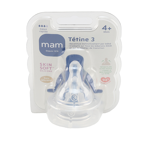 MAM 2 tétines biberon
