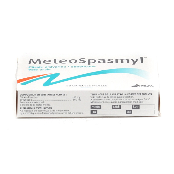 Meteospasmyl capsule mal de ventre
