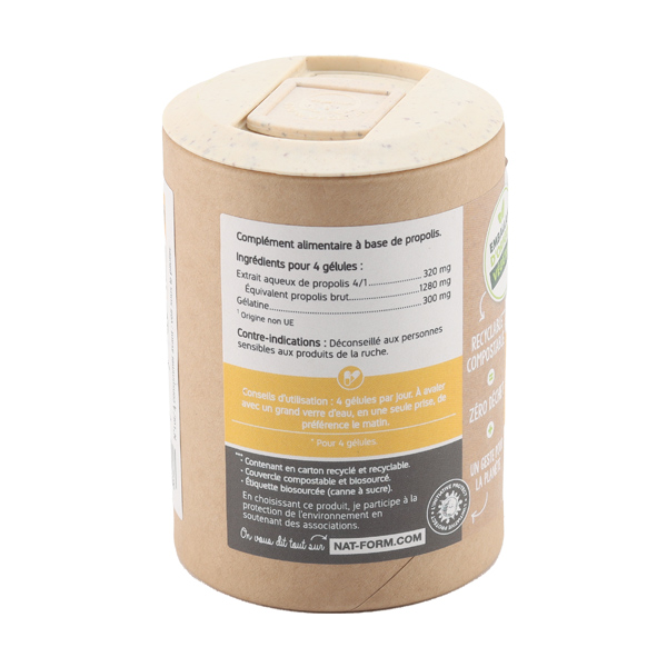 Nat et Form Ecoresponsable propolis gélules