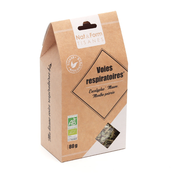 Nat et Form Tisanes bio Voies respiratoires