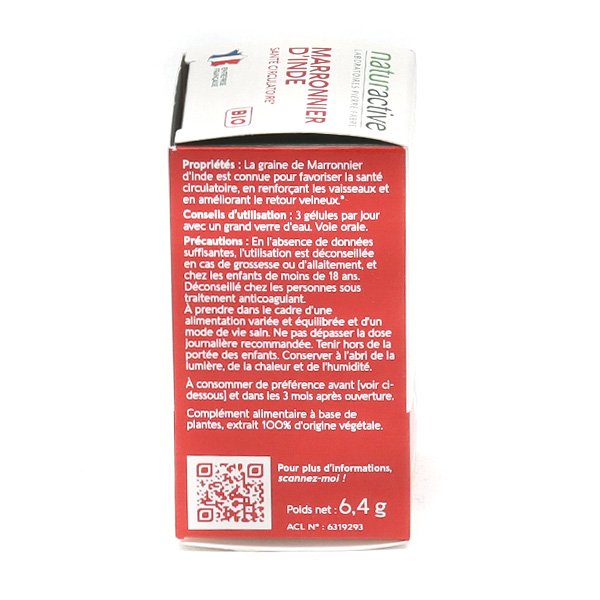 Naturactive marronnier d'Inde bio gélules