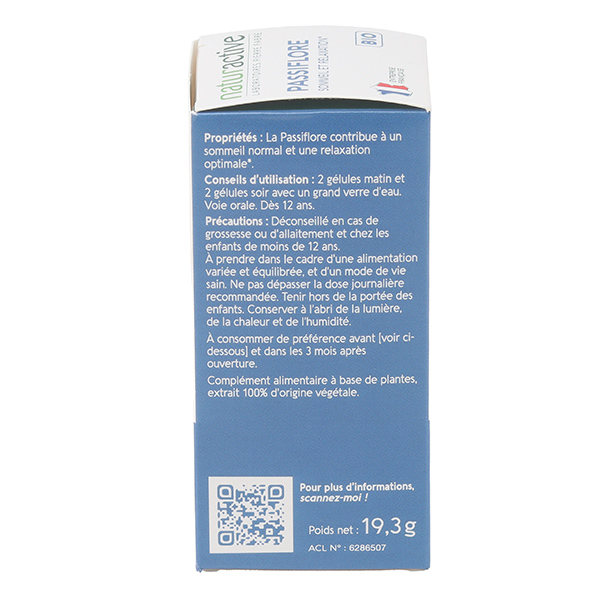 Naturactive Passiflore Bio gélules