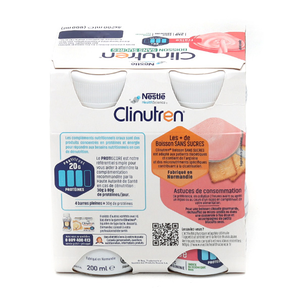 Clinutren boisson hyperprotéinée sans sucres