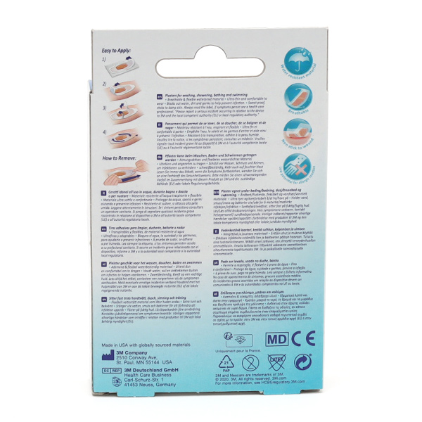 Nexcare Aqua Clear pansements waterproof