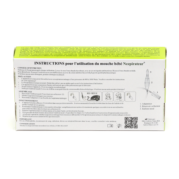Nezpirateur aspirateur nasal