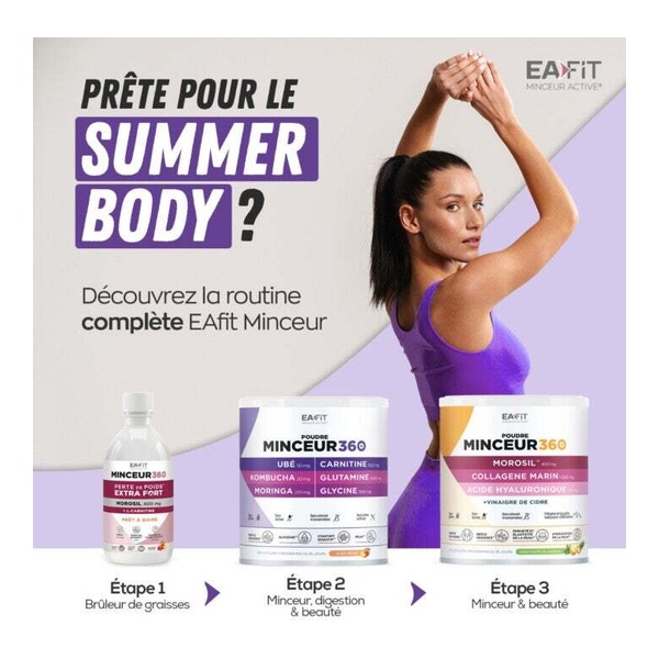 Eafit Minceur 360 Ubé Kombucha Moringa poudre