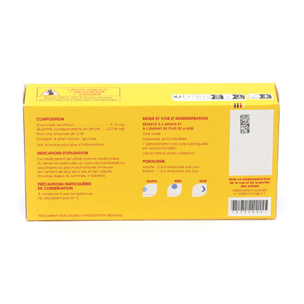 Oligosol Lithium ampoule