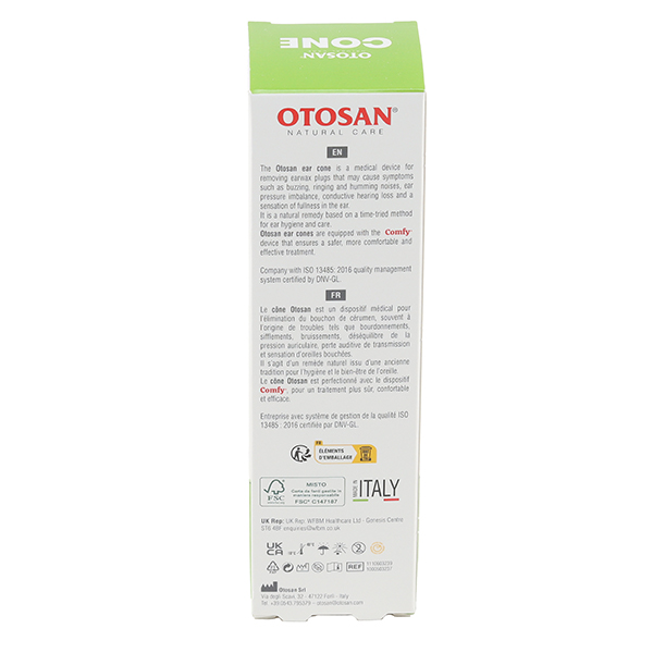Otosan bougies d'oreille en cône