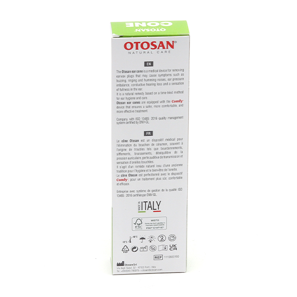 Otosan bougies d'oreille en cône