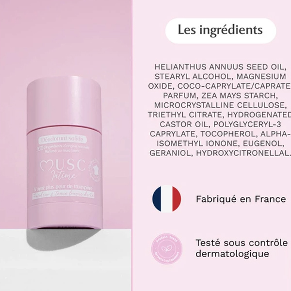 Musc Intime Déodorant Naturel