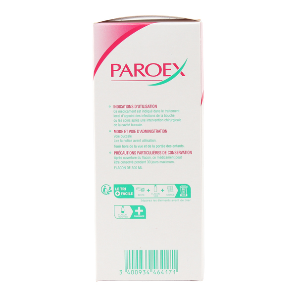 Paroex bain de bouche antiseptique