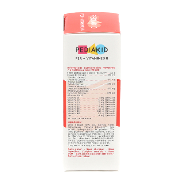Pediakid Fer + vitamines B sirop