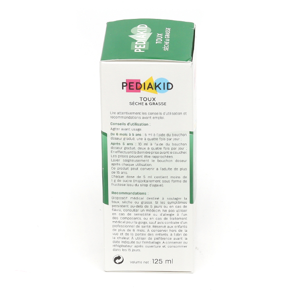 Pediakid toux sèche & grasse sirop