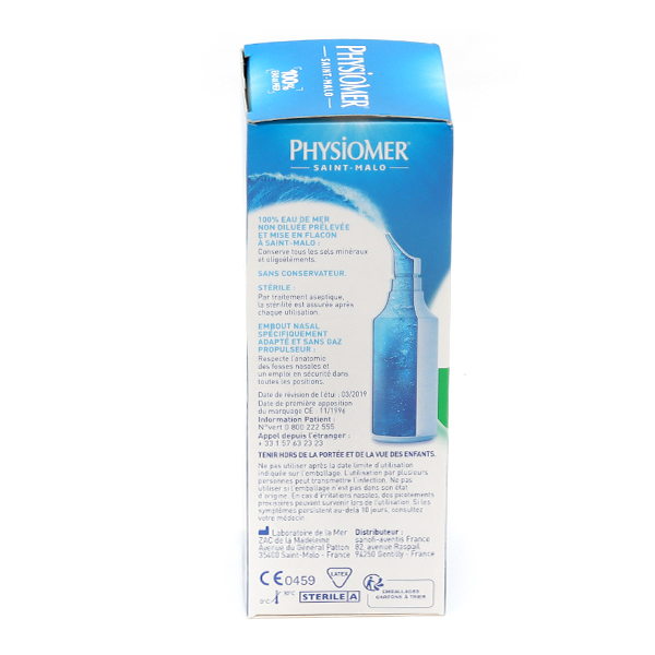 Physiomer spray nasal adulte et enfant