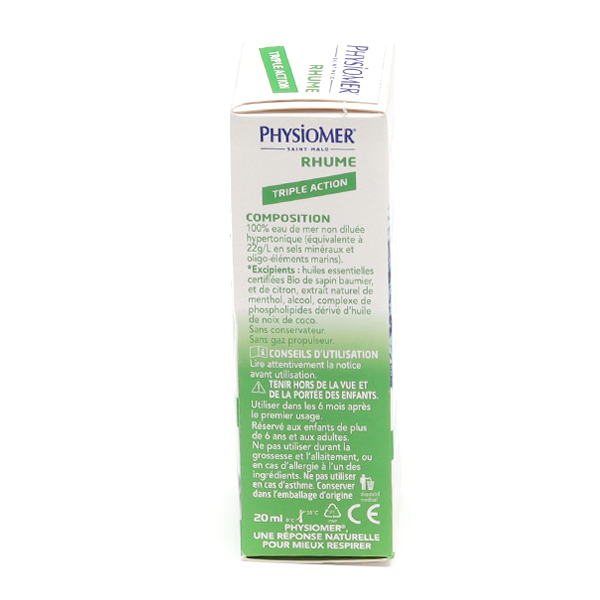 Physiomer Rhume triple action spray nasal
