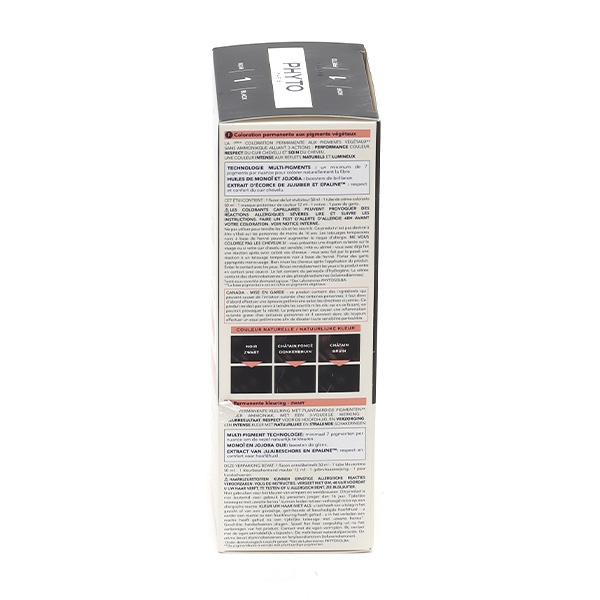 Phytocolor kit coloration permanente Noir 1