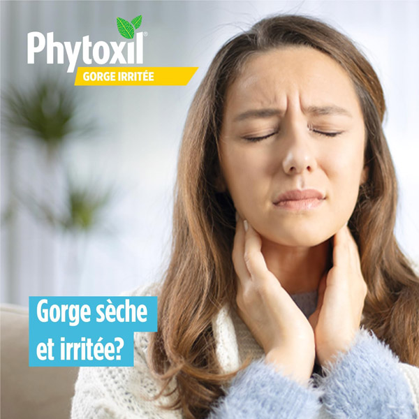 Phytoxil Mal de gorge pastilles miel citron menthe