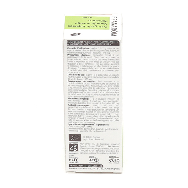 Pranarom Huile essentielle de Petit grain bigarade bio