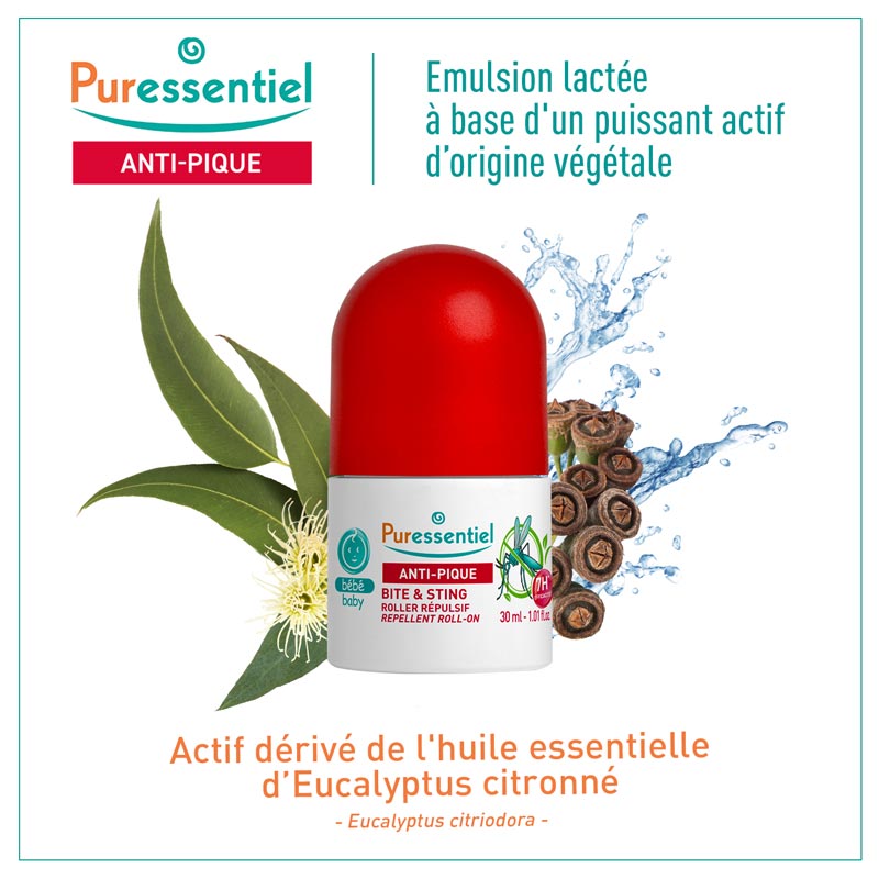 Puressentiel Anti Pique roller répulsif moustique bébé