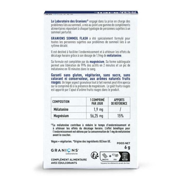Granions Sommeil Flash comprimé