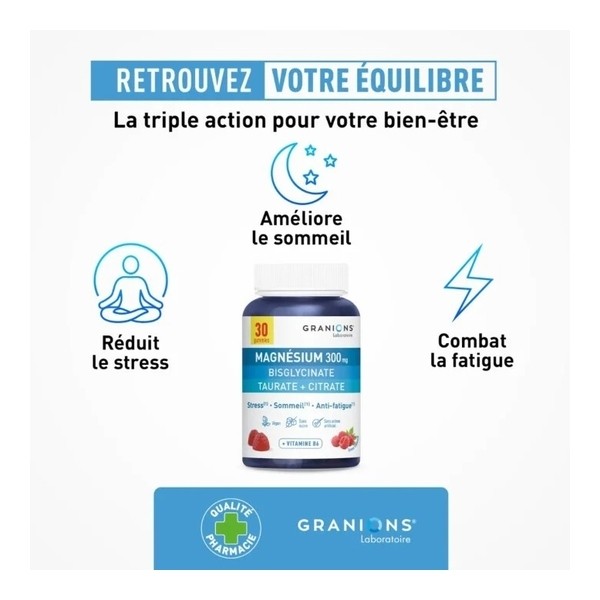 Granions Triple magnésium gummies