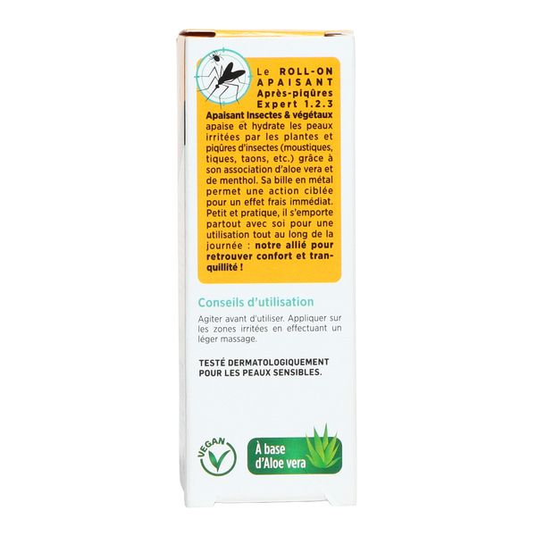 Expert 123 Insectes et végétaux Roll on Apaisant Après piqures