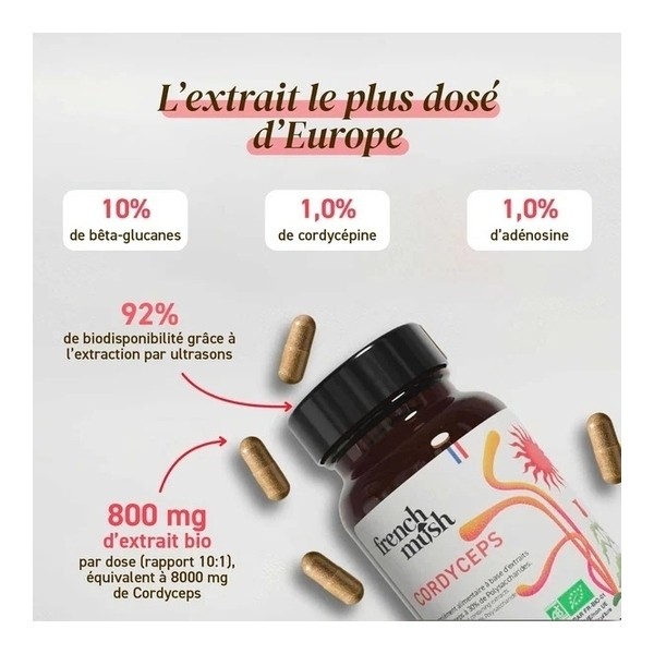French Mush Cordyceps Bio gelules