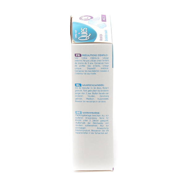 Quies Anti-Ronflement 24 bandelettes nasales