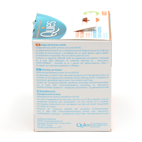 Quies Casque anti bruit enfant