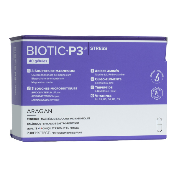 Aragan Biotic P3 Stress gélules